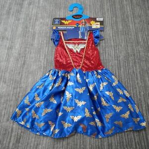 Wonder Woman Costume Girls Medium 7-8 Dress Up DC Comics Halloween Rubies